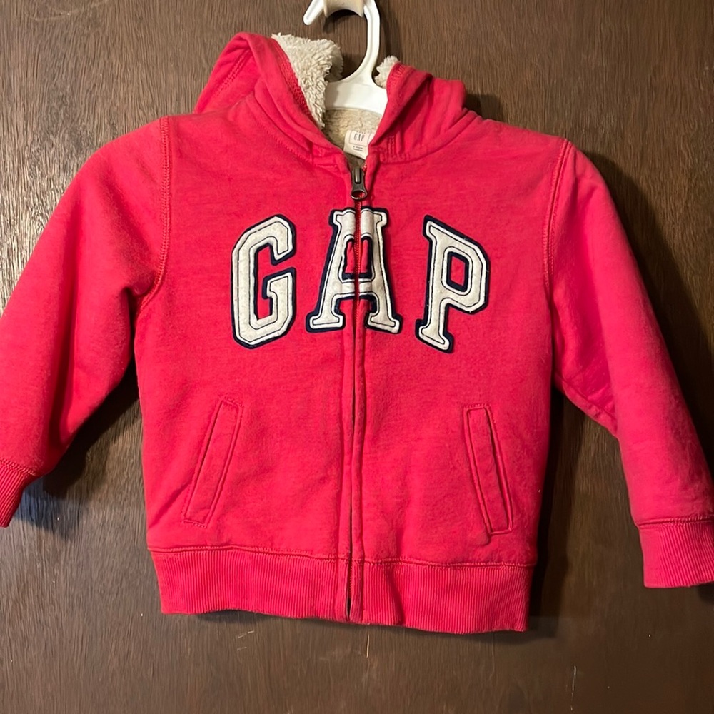 Little Boy red GAP jacket with a hood!